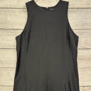 Banana Republic Shift Dress Womens Size 18 Black Short Above Knee Stretch
